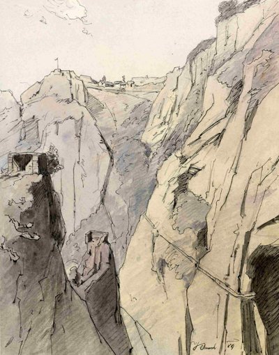 Nordwand des Großen Tals mit Betanija von Ladislav Benesch